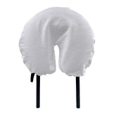 White Microfiber Fitted Face Cradle Covers