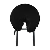 Black Microfiber Fitted Face Cradle Covers