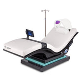 Living Earth Crafts Longevity Reset Wellness Lounger; commercial zero-gravity wellness lounger; Mind-Sync vibroacoustic wellness chair; Longevity Reset lounger with LED-lit IceBlock base; Celluma LED therapy wellness lounger; touchless recovery chair for wellness centres; zero-gravity lounger with dual-zone heat; Living Earth Crafts commercial wellness chair