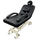 Apollo Tilt Electric Massage Table RMT package Complete massage therapy startup package Electric massage table with linens and warmer Apollo tilt table with pregnancy support cushion
RMT package with treatment room essentials Black electric massage table clinic package