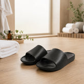 Relaxus EVA comfort slide sandals; lightweight EVA slip-on sandals; quick-drying pool and spa slides; cushioned EVA sandals with textured footbed; unisex comfort slide sandals; one-piece moulded EVA sandals