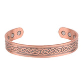 Aztek Magnetic Copper Bangle Bracelet