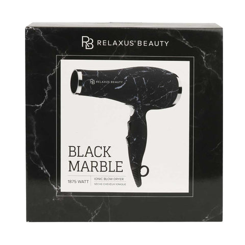 Black Marble Full-Size Blow Dryer