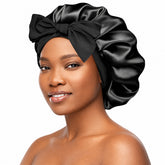Black hair bonnet for sleeping
Adjustable sleeping bonnet with long ties Polyester hair bonnet for curly hair
Black hair bonnet for coily and textured hair Adjustable overnight hair bonnet
Hair bonnet with extra-long ties
Sleeping bonnet for long hair
Black polyester protective hair bonnet