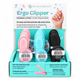 Ergo fingernail and toenail clippers
Stainless steel Ergo nail clippers Ergonomic nail clippers with swivel head Nail clippers with non-slip grip Stainless steel precision nail clippers Pink Ergo nail clipper Blue Ergo nail clipper Black Ergo nail clipper Swivel head fingernail and toenail clipper
