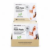 Herbal foot pads 14-patch set
Overnight herbal foot patches with adhesive sheets Herbal foot pad with bamboo vinegar and tourmaline
Foot patches with botanical extracts
Herbal foot pads applied to soles of feet 14-piece overnight foot pad set
Bamboo vinegar and tourmaline foot pads Herbal foot wellness patch set