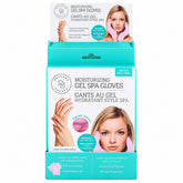 Moisturizing Spa Gloves Reusable gel-lined moisturizing gloves Hand treatment gloves with jojoba and olive oil Spa gloves with vitamin E and lavender oil Reusable moisturizing hand gloves Gel-lined gloves for dry-feeling hands Soft moisturizing spa gloves 20-minute reusable hand treatment gloves