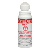 CryoDerm Heat Pain Relieving Warming Lotion 3 Oz Roll On