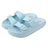 Women's Vegan Comfy'z Plus Pastel Blue Sandal Slides