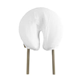 White Microfiber Fitted Face Cradle Covers