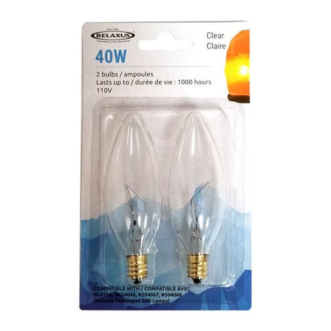 Wholesale 2-Pack Clear 40 W Light Bulbs - Package of 12