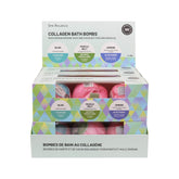 Collagen Bath Bombs displayer