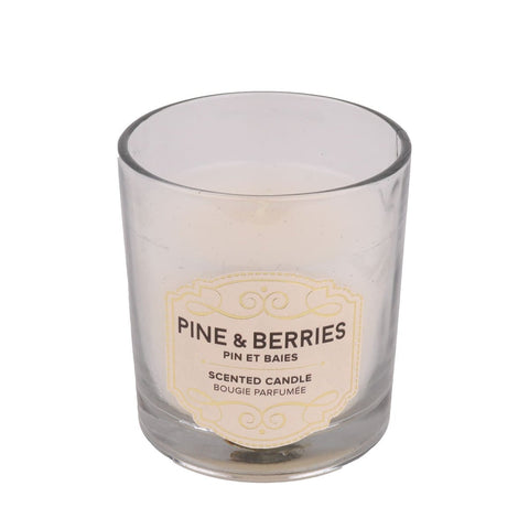 Scented Christmas Candles Pine and Berries