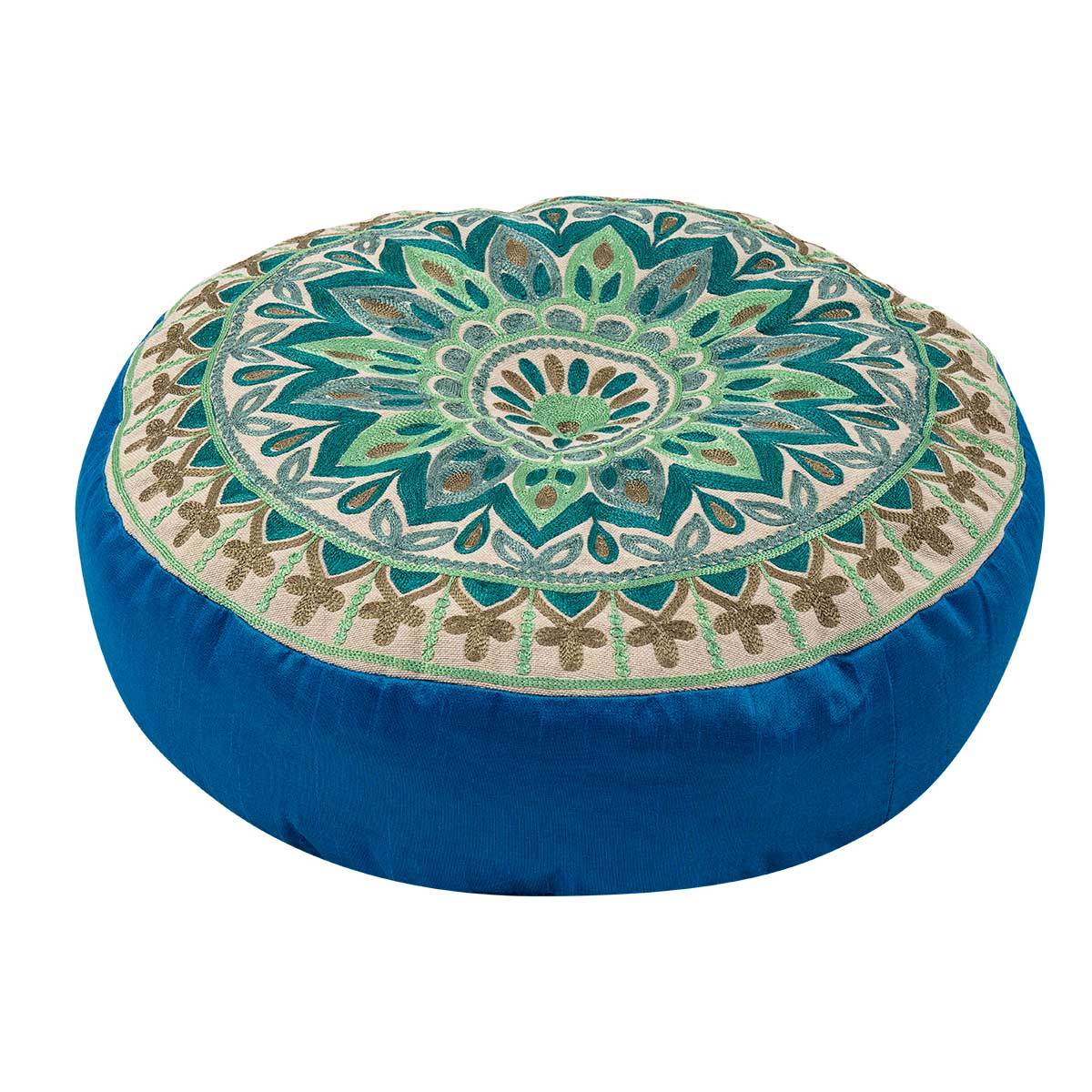 Mandala Pattern Round Yoga Floor Mat Meditation Mat ,Home Bedroom Use Stu  Soft Dia 40cm 