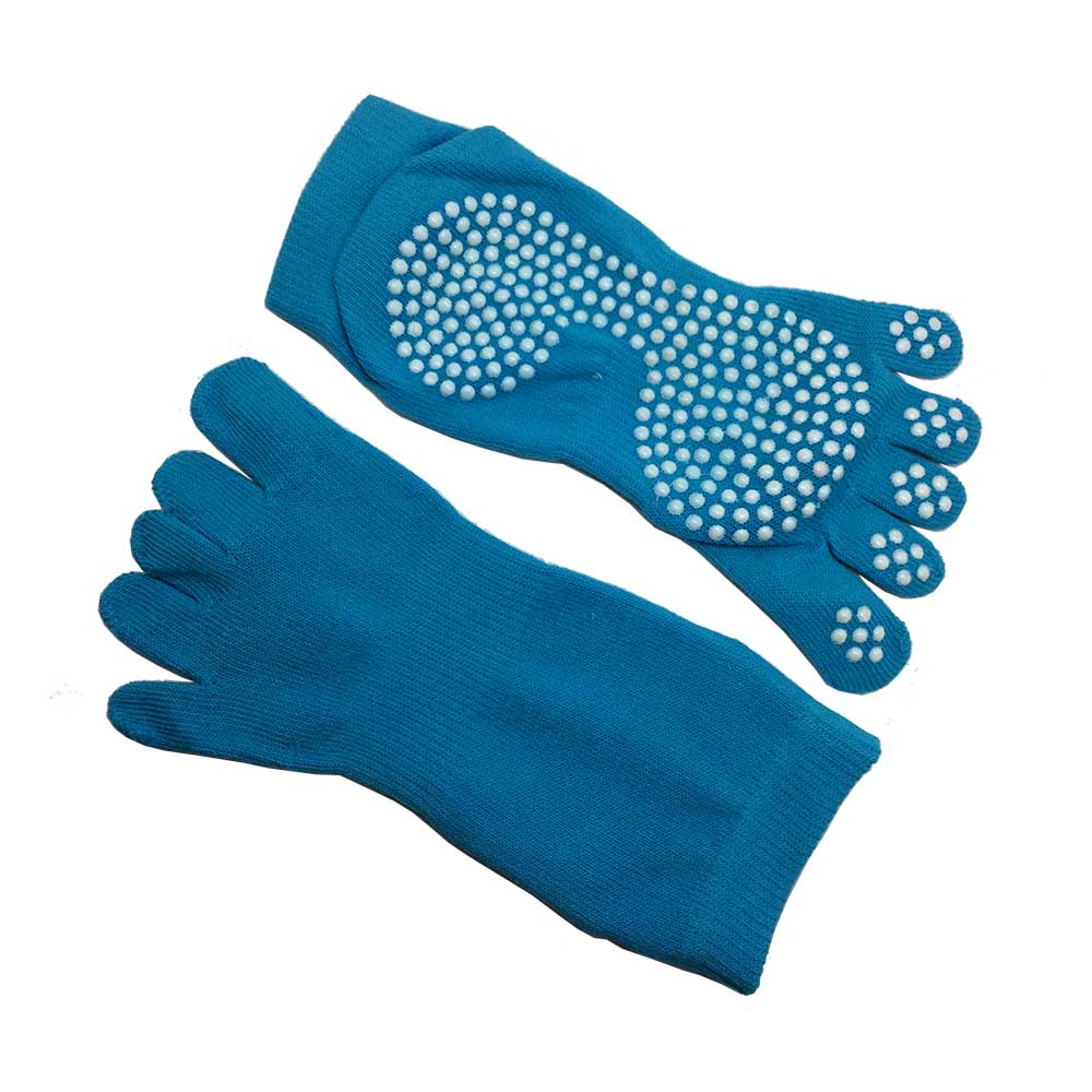 Buy, Sky Blue Yoga Toe Socks, Quick Drying