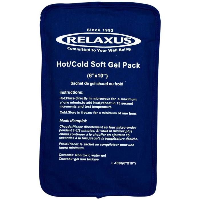Hot & Cold Gel Pack 6x10, Reusable Gel Ice Packs