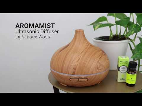 Aromamist Essential Oil Diffuser + 1 x 10ml Eucalyptus Essential Oil