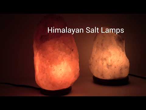 White Himalayan Salt Lamps (Various Sizes 1.5kg - 5.0kg)