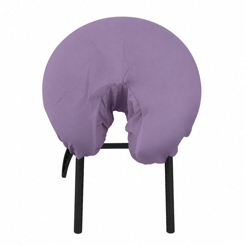 Purple microfiber fitted face cradle cover Violet microfiber massage face cradle cover Purple fitted face rest cover for massage tables Brushed microfiber face cradle cover Purple 120 GSM microfiber face cradle cover
Fitted massage table face cradle cover
Purple face cradle cover for spas and clinics Microfiber face cradle cover with wrinkle-resistant fabric