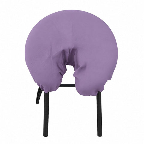Purple microfiber fitted face cradle cover Violet microfiber massage face cradle cover Purple fitted face rest cover for massage tables Brushed microfiber face cradle cover Purple 120 GSM microfiber face cradle cover
Fitted massage table face cradle cover
Purple face cradle cover for spas and clinics Microfiber face cradle cover with wrinkle-resistant fabric