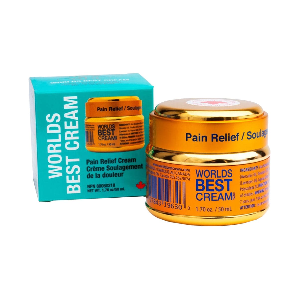 Worlds Best Cream - Arthritis Pain Relief Cream (50 ml Jar)
