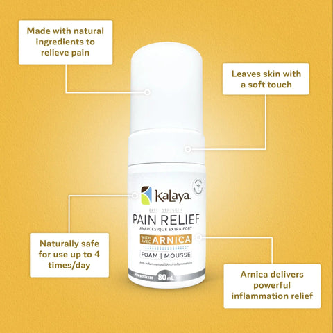 KaLaya Extra Strength Pain Relief Foam with Arnica 80ml