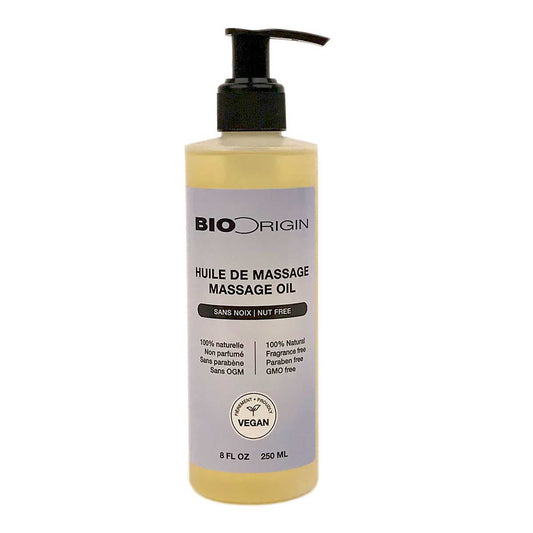 Bio Origin Massage Oil – Natural – Nut Free (Vegan)