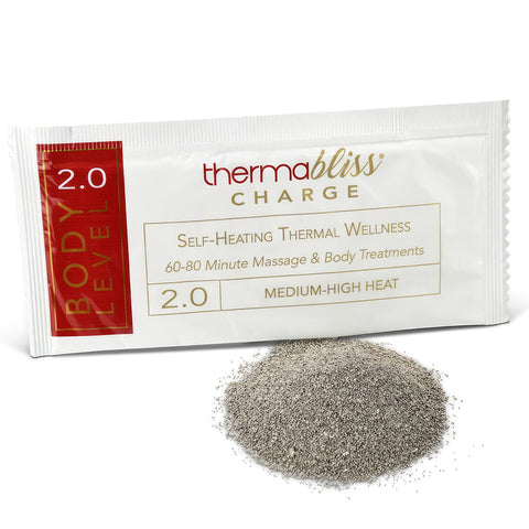 Thermabliss self-heating and cooling charges Thermabliss 36-treatment thermal charge pack Water-activated Thermabliss heating charges
Thermabliss charges for ceramic massage stones Thermabliss charges for porcelain massage shells
Portable thermal treatment charge system Thermabliss heating and cooling treatment supplies Professional massage thermal treatment charges