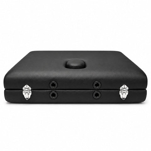 Relaxus Prolite black portable massage table package Relaxus Prolite portable massage table with face cradle
Black folding massage table with beech wood frame Portable massage table package with armrests and carrying bag Relaxus Prolite massage table with microfiber sheet set
Black massage table with high-density foam Portable massage table package for students and mobile therapists
Relaxus Prolite massage table with carrying case and linens