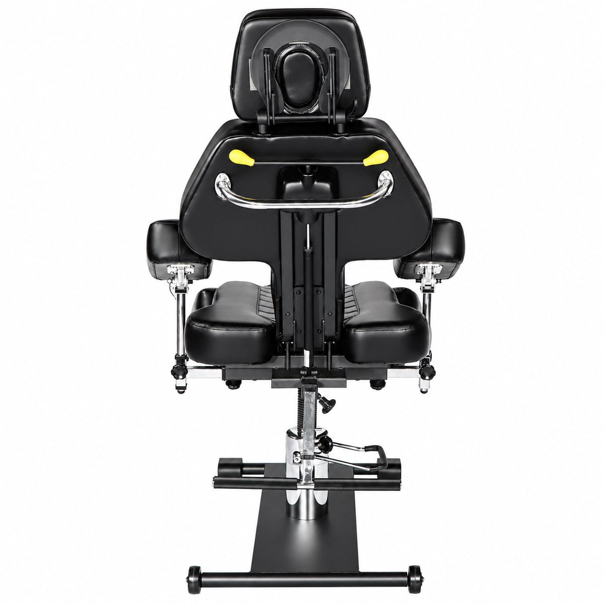 Relaxus Pneumatic Tattoo Bed and Chair Professional hydraulic tattoo chair Adjustable tattoo bed with pneumatic backrest Tattoo chair with adjustable armrests and leg rest
Relaxus tattoo bed with face cradle
Professional tattoo chair with 4-inch upholstery Hydraulic tattoo bed with powder-coated steel frame
Tattoo chair in Pearl Black eco leather
Tattoo bed with adjustable backrest and leg rest Professional tattoo studio chair