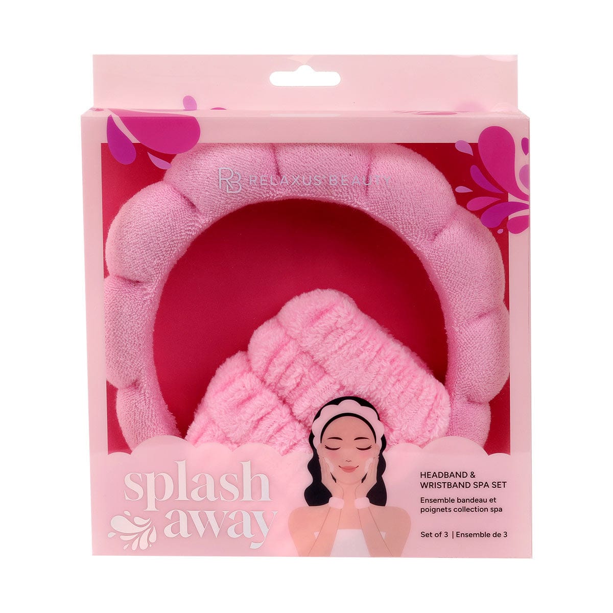 Spa Headband and Wristband Set for Women