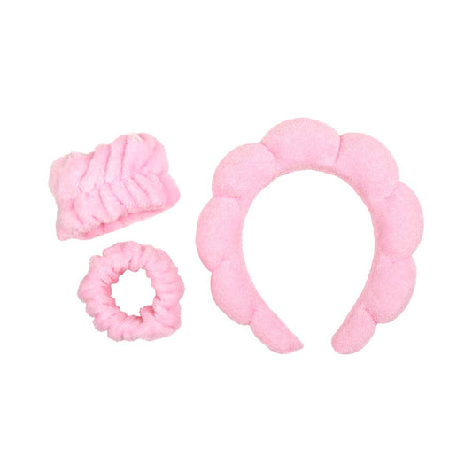 Spa Headband and Wristband Set for Women