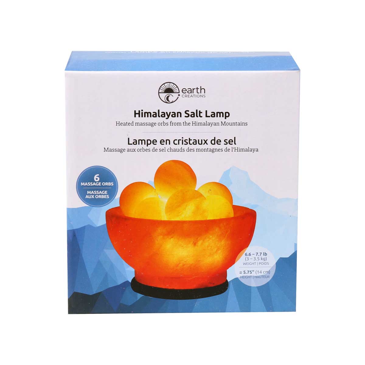 Himalayan Salt Lamp With Massage Balls