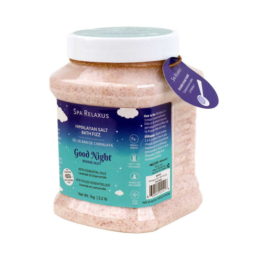 Himalayan Salt Bath Fizz (1 kg / 2.2 lb) Good Night