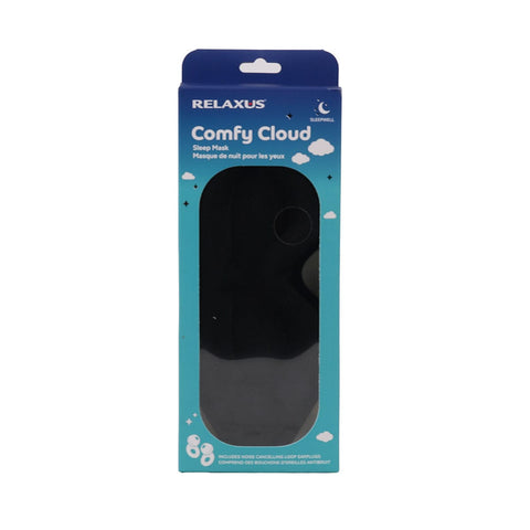 Comfy Cloud Sleep Mask With  Noise-Cancelling Ear Plugs