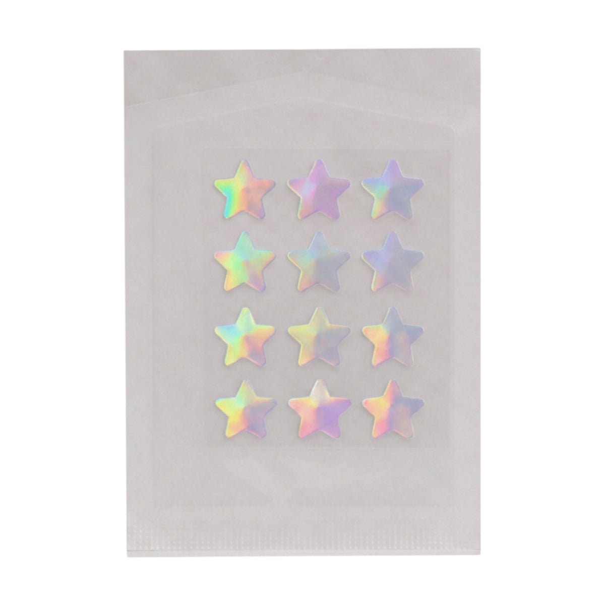 Bye Bye hologram hydrocolloid pimple and blemish patches
Hologram pimple patches in 8 mm and 13 mm sizes 48-count hologram hydrocolloid blemish patches
Hologram patch applied directly to a facial blemish Hydrocolloid pimple patches with tea tree, cica and calendula Two sizes of hologram blemish patches Vegan and cruelty-free hologram pimple patches
Hologram patches for targeted blemish care