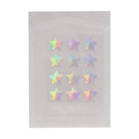 Bye Bye hologram hydrocolloid pimple and blemish patches
Hologram pimple patches in 8 mm and 13 mm sizes 48-count hologram hydrocolloid blemish patches
Hologram patch applied directly to a facial blemish Hydrocolloid pimple patches with tea tree, cica and calendula Two sizes of hologram blemish patches Vegan and cruelty-free hologram pimple patches
Hologram patches for targeted blemish care