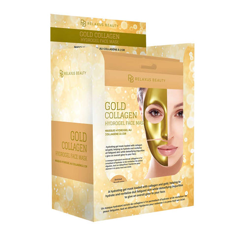 Gold Collagen Hydrogel Facial Mask - Displayer of 6