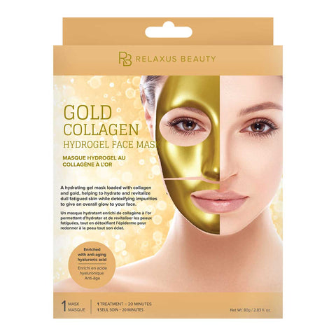 Gold Collagen Hydrogel Facial Mask - Displayer of 6