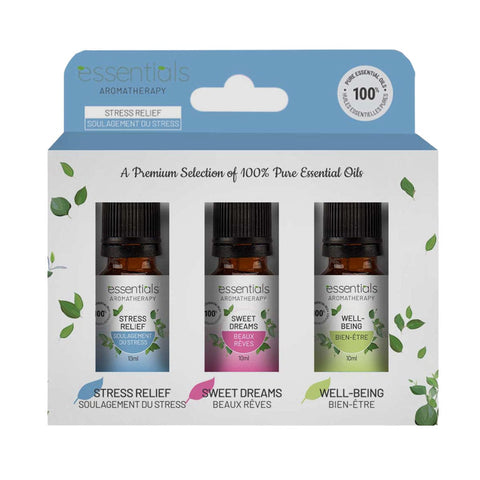 Essential Oils Gift Set (3 x 10 ml) - Displayer of 6