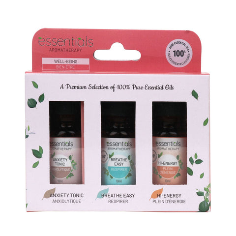 Essential Oils Gift Set (3 x 10 ml) - Displayer of 6