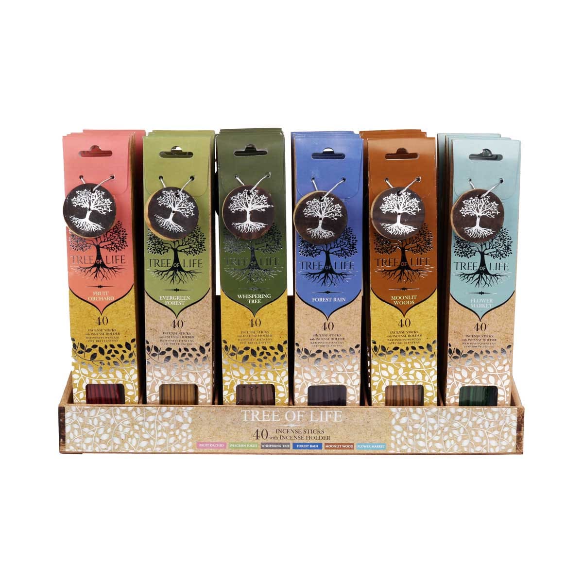 Tree of Life Incense Stick Set Displayer of 24