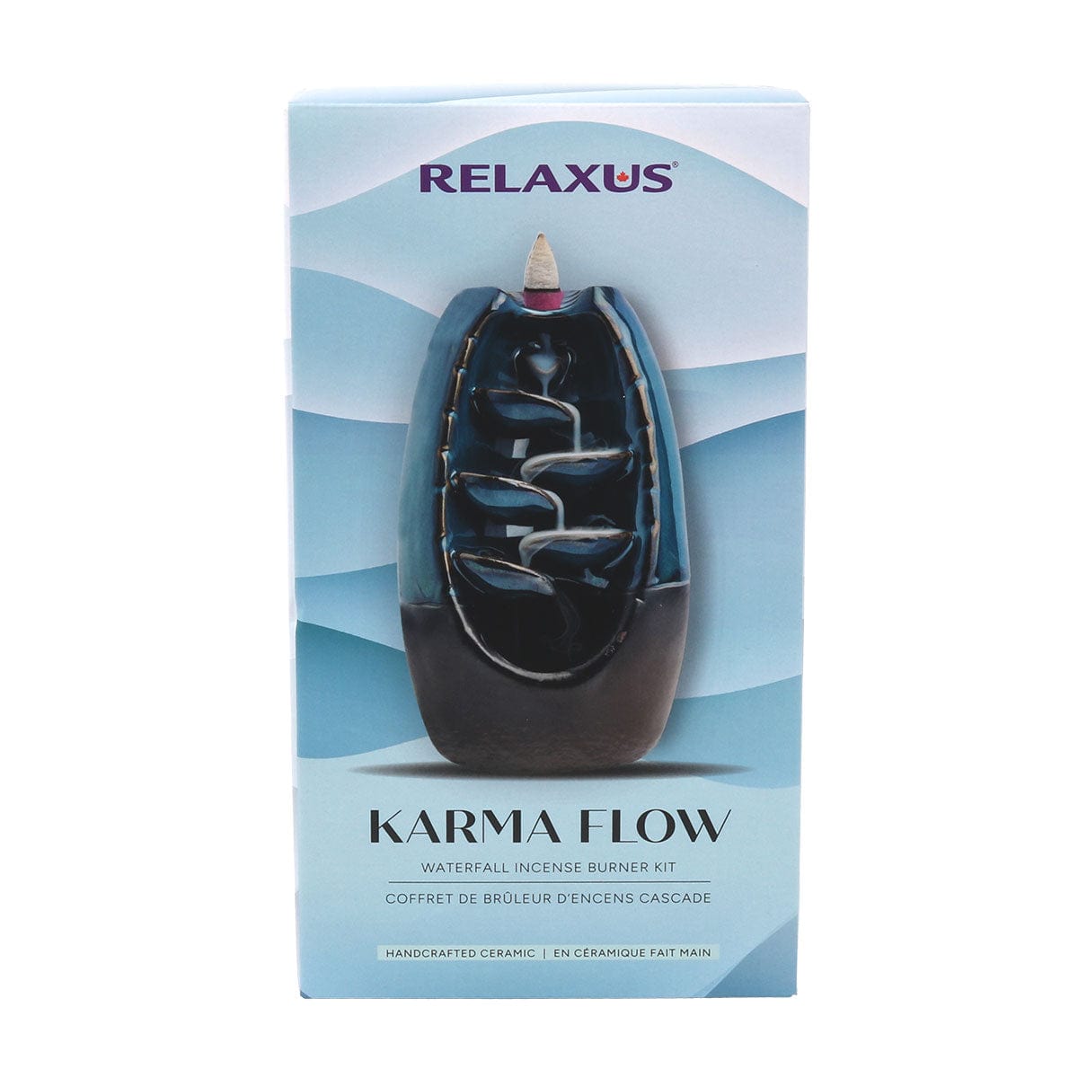 Karma Flow Ceramic Waterfall Incense Burner