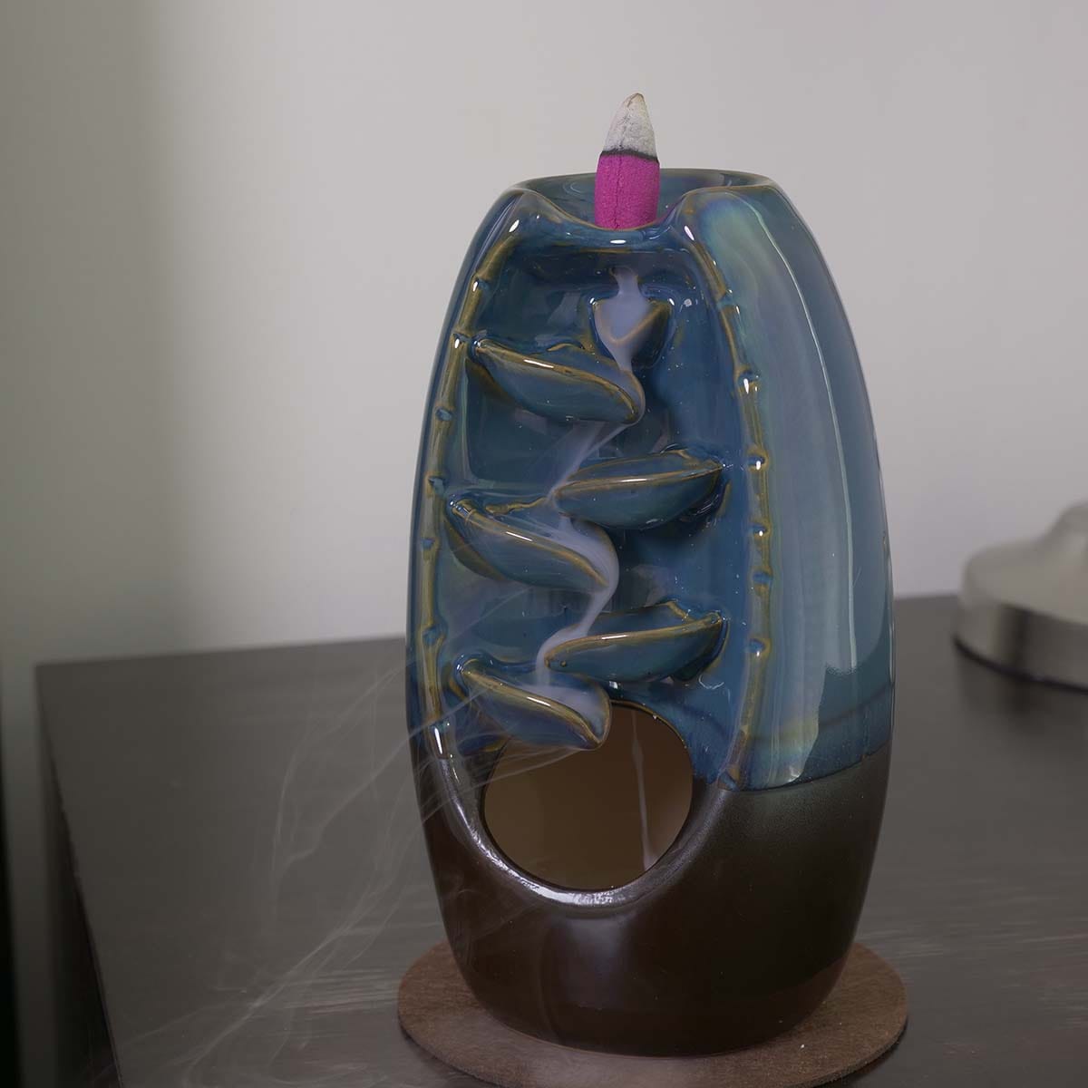 Karma Flow Ceramic Waterfall Incense Burner