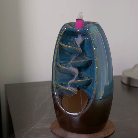 Karma Flow Ceramic Waterfall Incense Burner