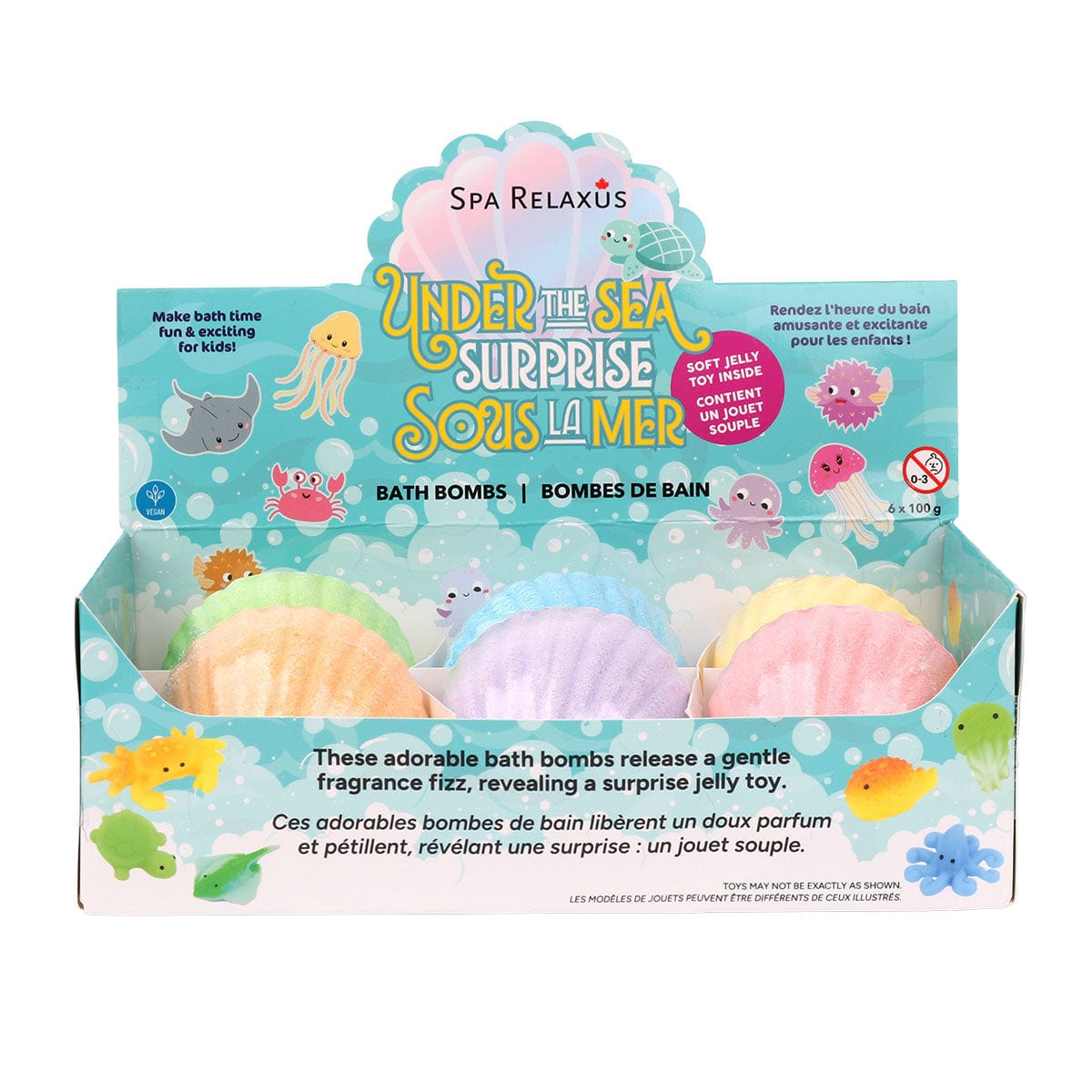Under the Sea Surprise Bath Bombs (3 x 100g) 
