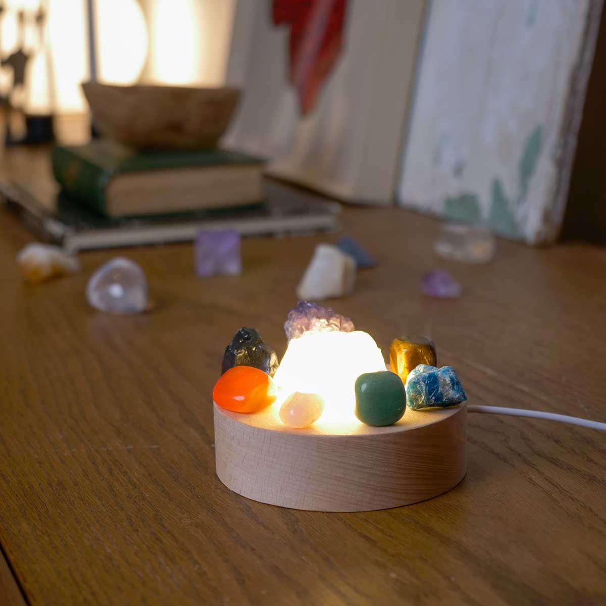 Chakra Energy Crystal Lamp