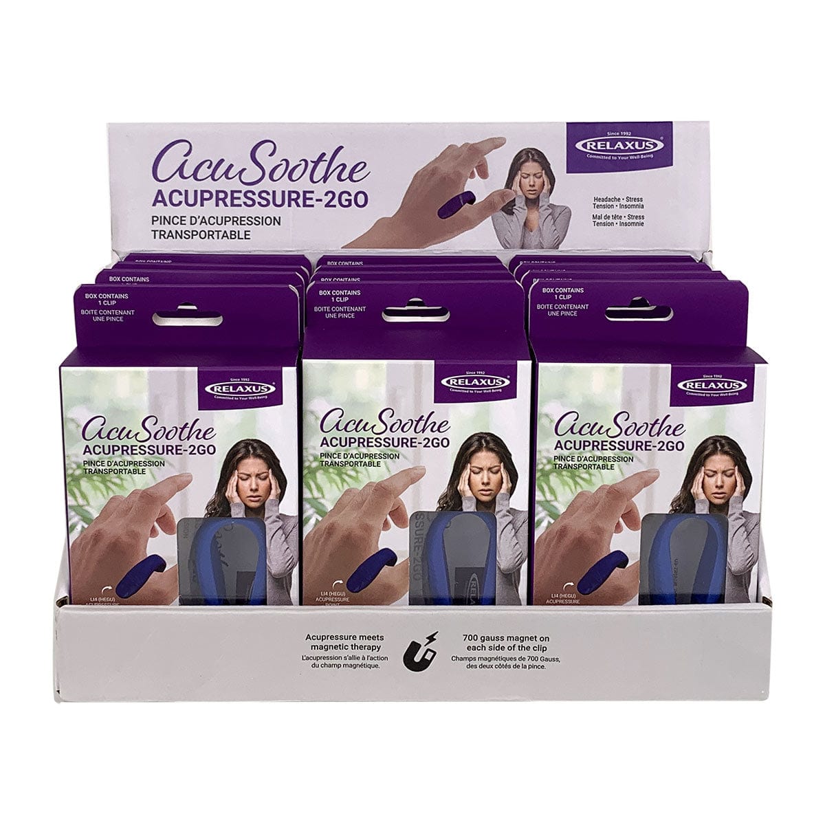 Wholesale Acu Soothe Acupressure-2Go - Displayer of 12