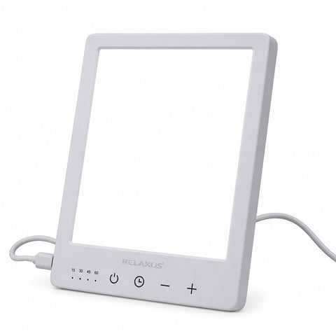 UV-free Light Therapy Lamp 10,000 LUX daylight therapy lamp Portable light therapy lamp with kickstand Slim desk light therapy lamp Light therapy lamp with adjustable brightness Daylight lamp with touch controls Light therapy lamp with warm and cool settings 10,000 LUX lamp with timer settings Portable UV-free daylight lamp for desk 