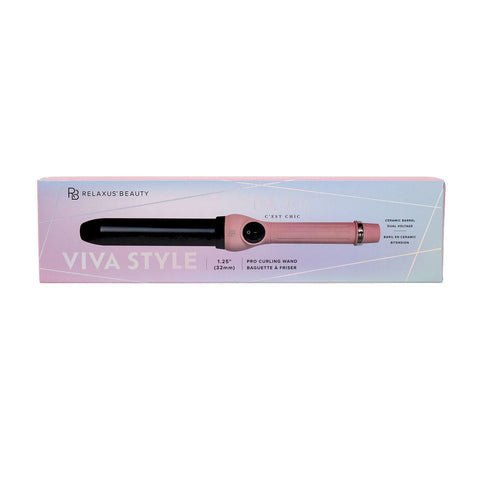 Viva Curl Pro Clipless Curling Wand (32mm Barrel)